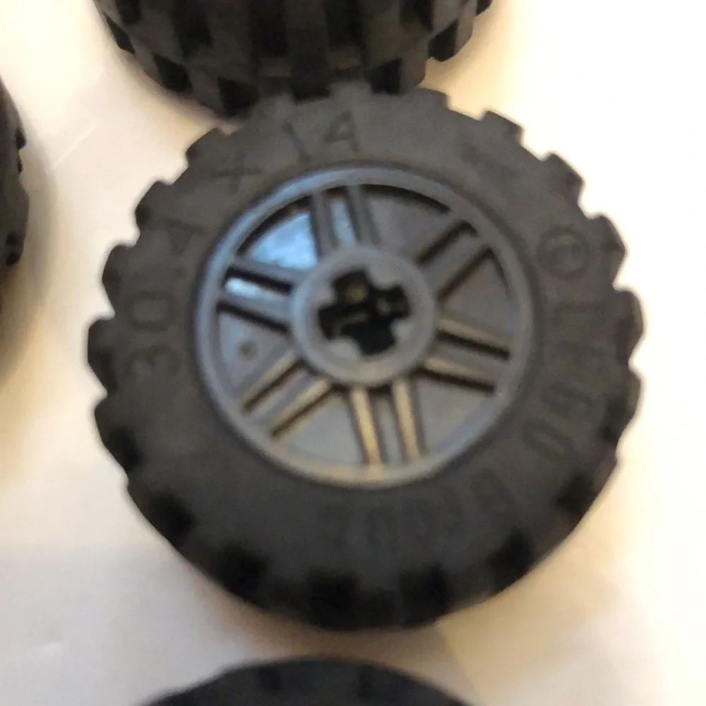 LEGO Tires Large LEGO Wheels LEGO Rubber Tires with gray rims  #9 big LEGO TIRES